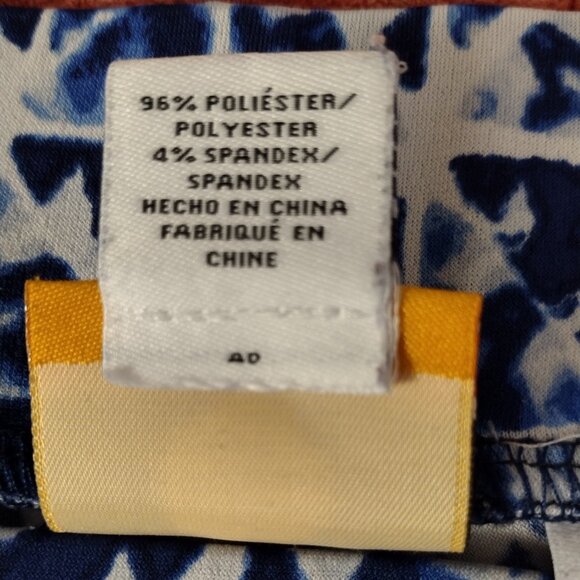 Ruby Rd. Pull on Wide leg Pants, Size 2X, Blue and White - Picture 5 of 5